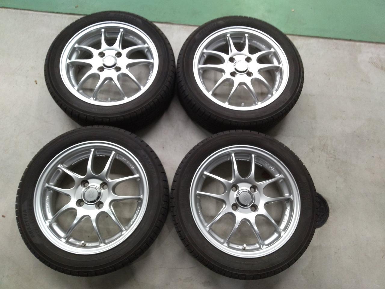 ENKEI PerformanceLine PF01 + YOKOHAMA YellowHat PRACTIVA BP01 165 / 55R15