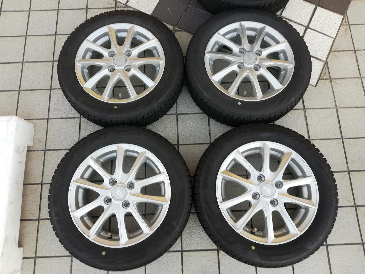 Daihatsu genuine 10-spoke + BRIDGESTONE VRX2 155 / 65R14