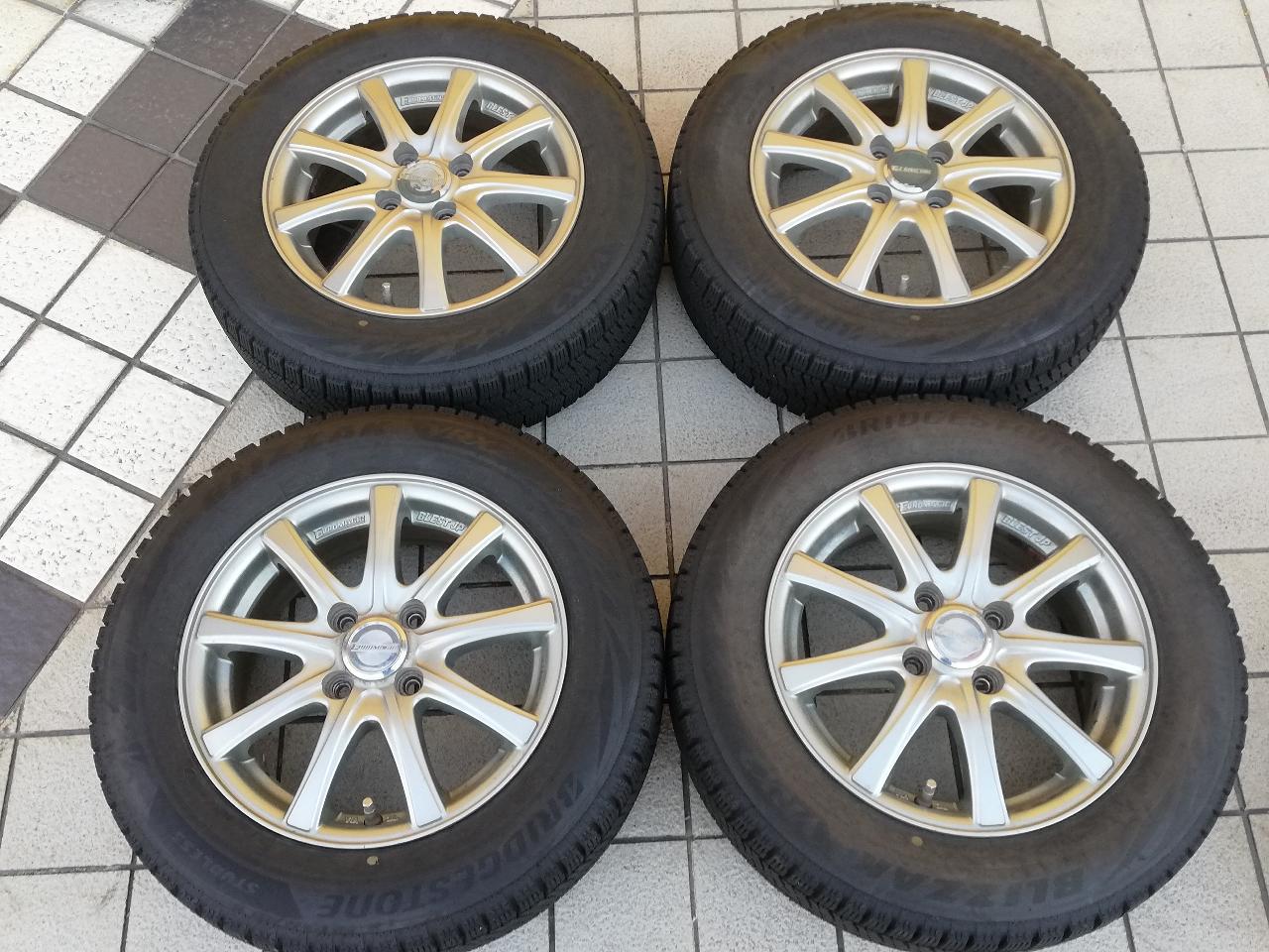 EUROMAGIC 9-spoke + BRIDGESTONE VRX2 175 / 65R14