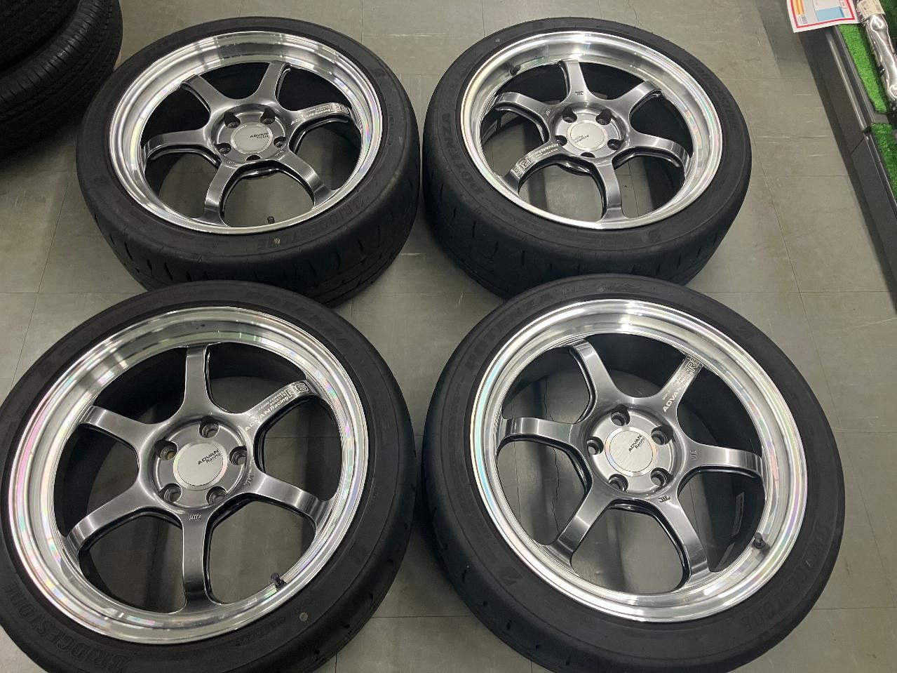YOKOHAMA ADVAN R6 A6061-T6 + BRIDGESTONE RE-71RS