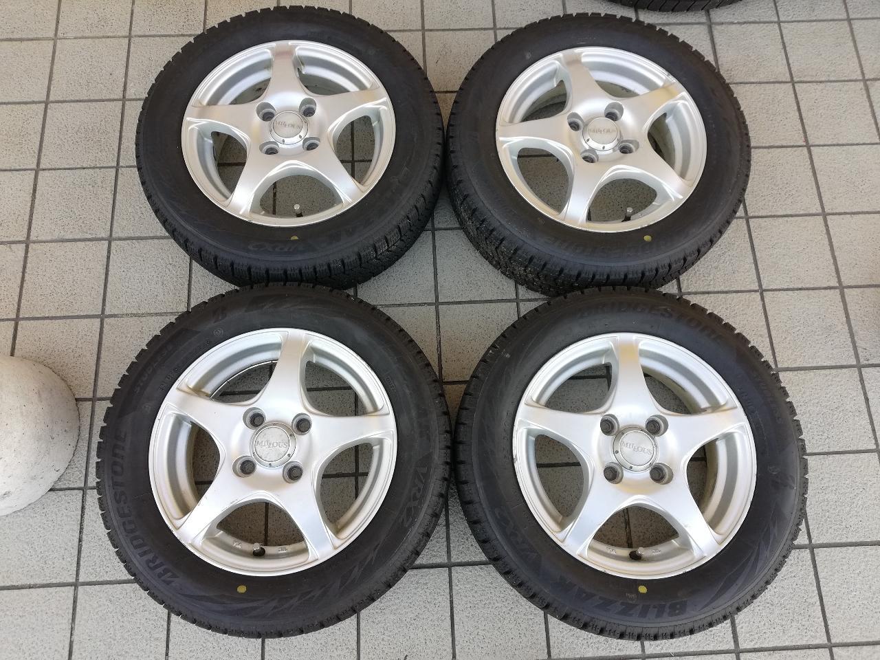 MILLOUS 5-spoke + BRIDGESTONE VRX2 155 / 65R13