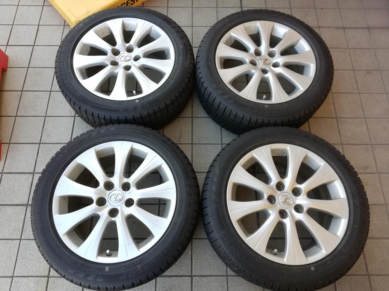 LEXUS genuine GS genuine 9-spoke wheels + DUNLOP WM03 225 / 50R17