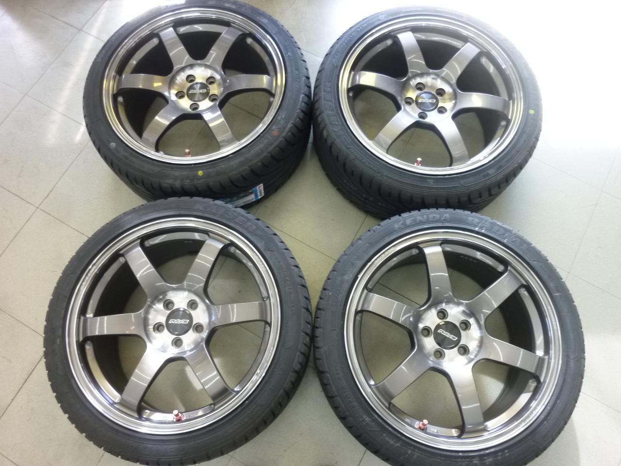RAYS VOLK RACING TE37 SAGA SL + KENDA KR 20
