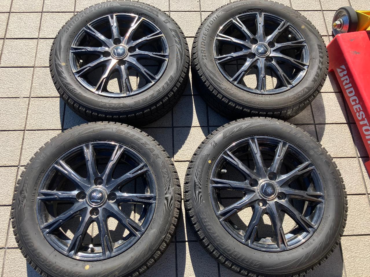 TOPY DELUCE + BRIDGESTONE VRX2 155 / 65R14