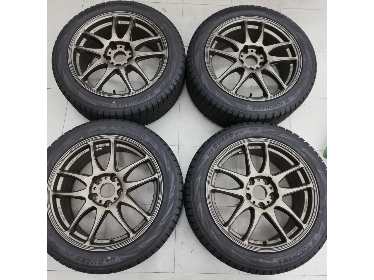 WORK EMOTION CR kiwami + YOKOHAMA iceGUARD iG70 235 / 45R17