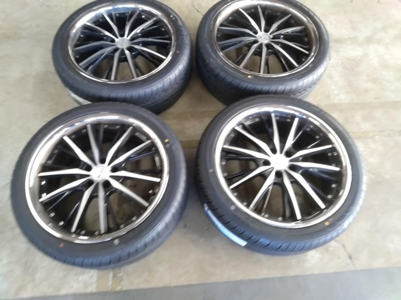 LDJ DESIGN Spoke wheels + KENDA KR32 245 / 40R20 95W