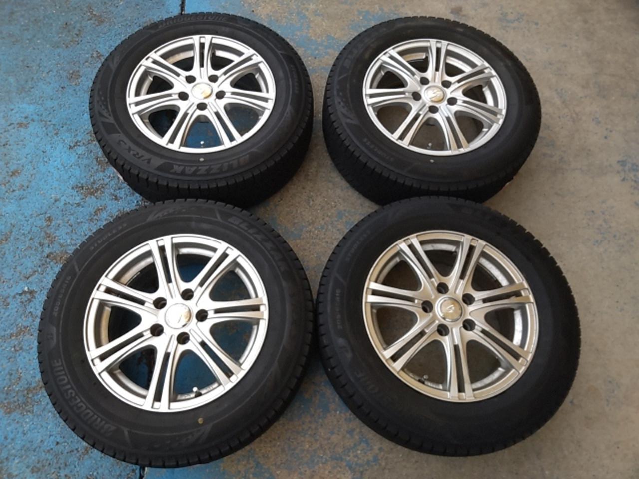 Lehrmeister STRANGER Spoke wheels + BRIDGESTONE BLIZZAK VRX3 205 / 65R16 Manufactured in 2024