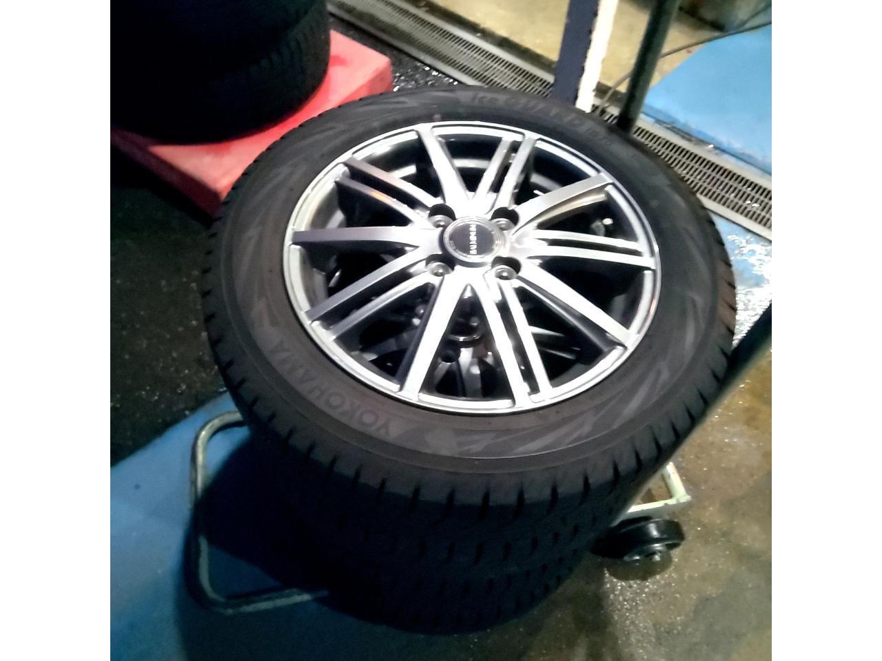 BRIDGESTONE BALMINM Spoke wheels + YOKOHAMA iceGUARD iG70