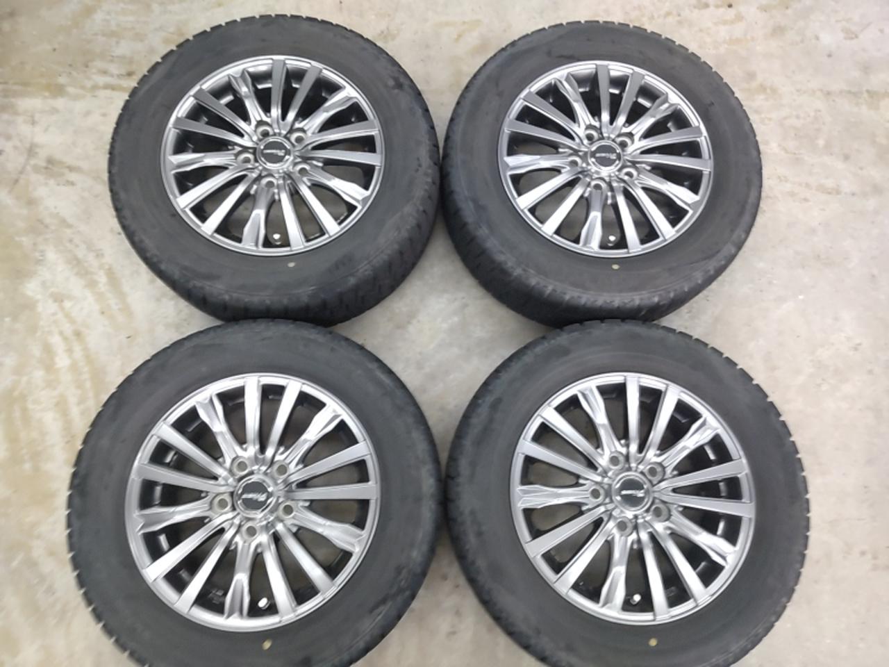 * Toyota original flat seat nut exclusive use wheel TOPY SIBILLA NEXT +DUNLOPWINTERMAXX WM02