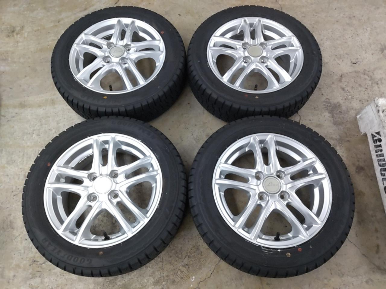 Many kei cars are compatible!! BRIDGESTONE LINZ SR5 + GOODYEAR ICE NAVI Eight
