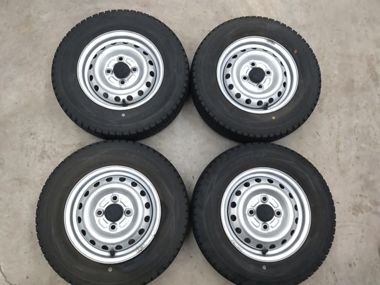 Cheap!! Toyota genuine parts Pixis Truck genuine steel wheels + WINTERMAXX SV01