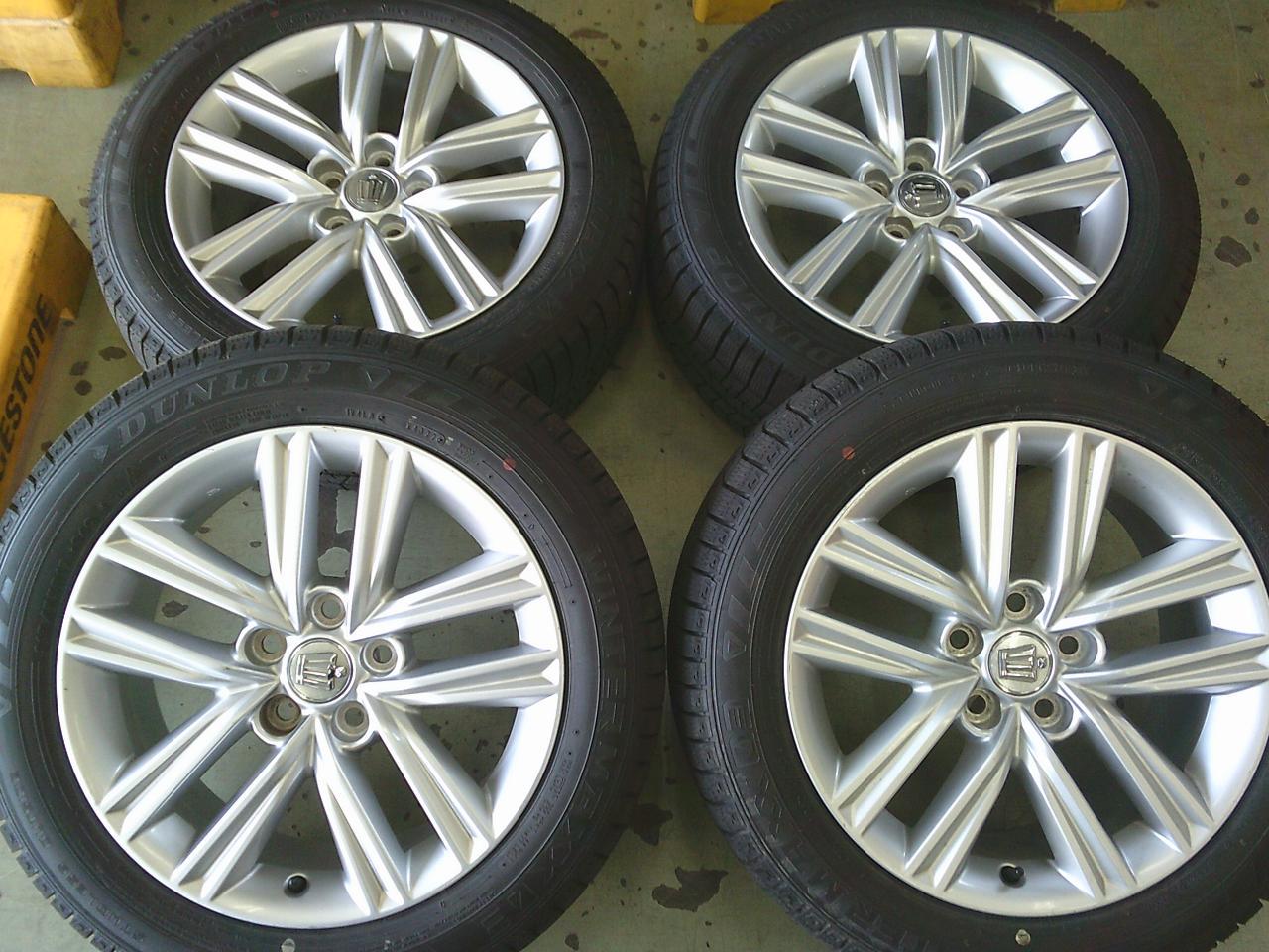 DUNLOP WINTERMAXX WM03 + Toyota 210 system crown the previous fiscal year genuine wheel