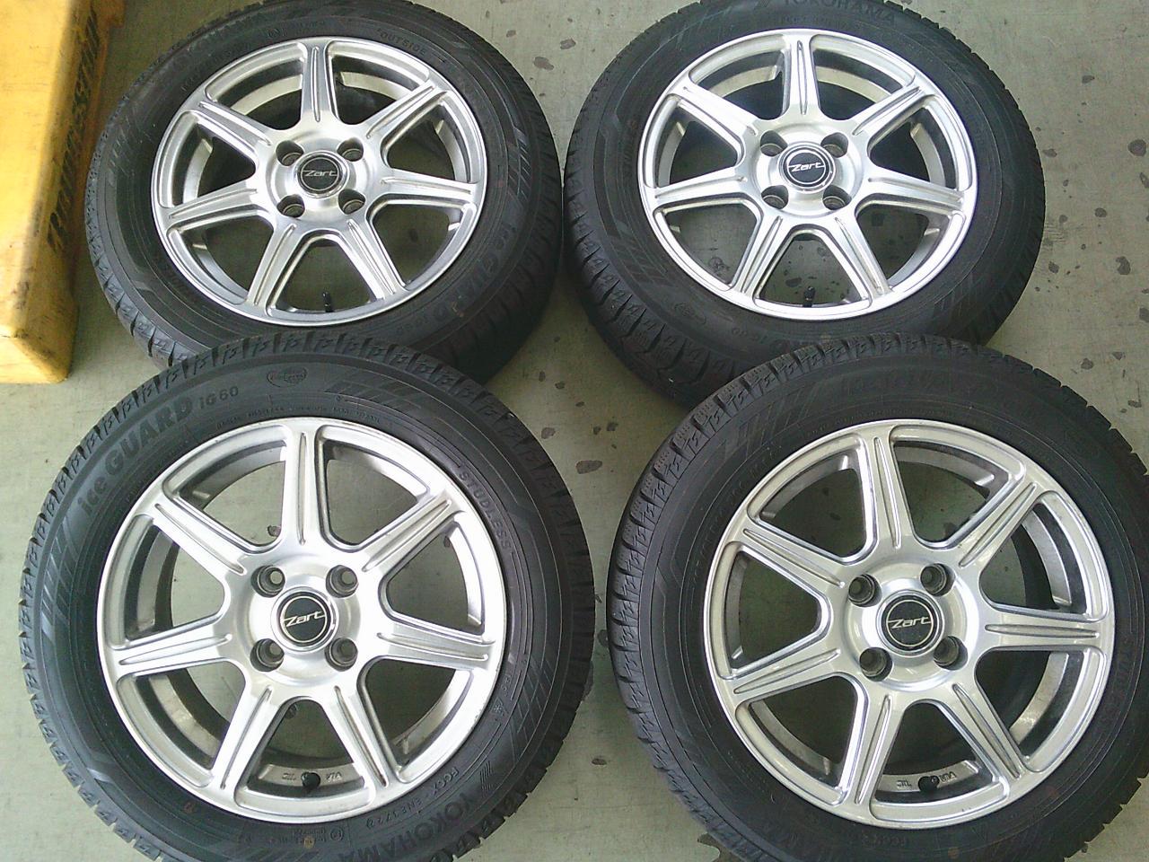 YOKOHAMA iceGUARD iG60 + BRIDGESTONE ZART R7