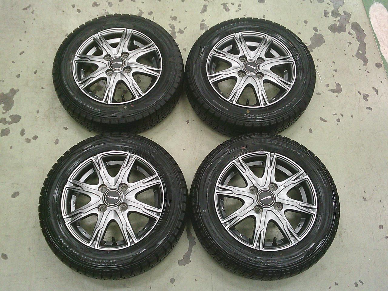 B warehouse DUNLOP WINTERMAXX WM02 + TOPY AZANE E-10