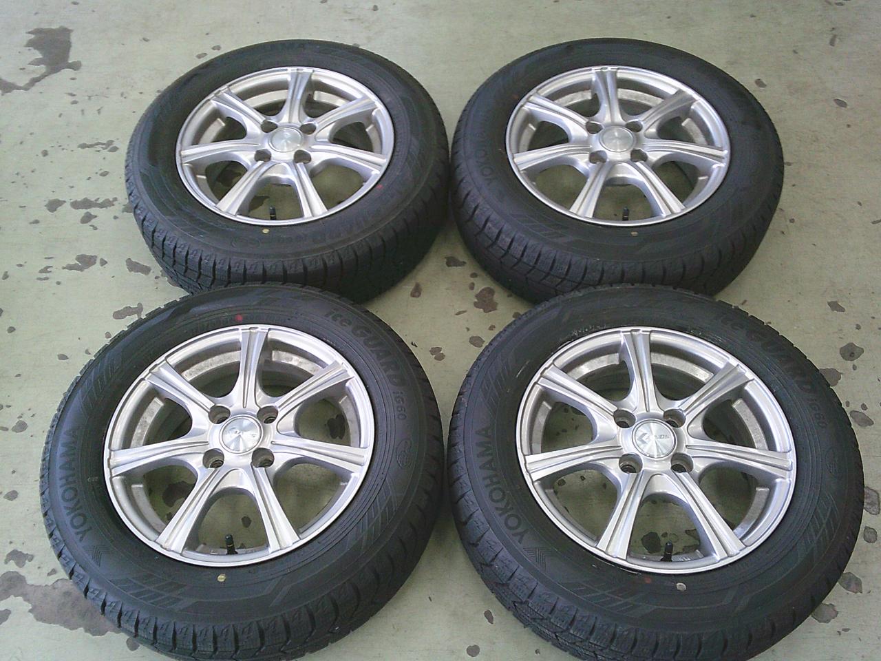 YOKOHAMA iceGUARD iG60 + KAINOS 7-spoke wheels