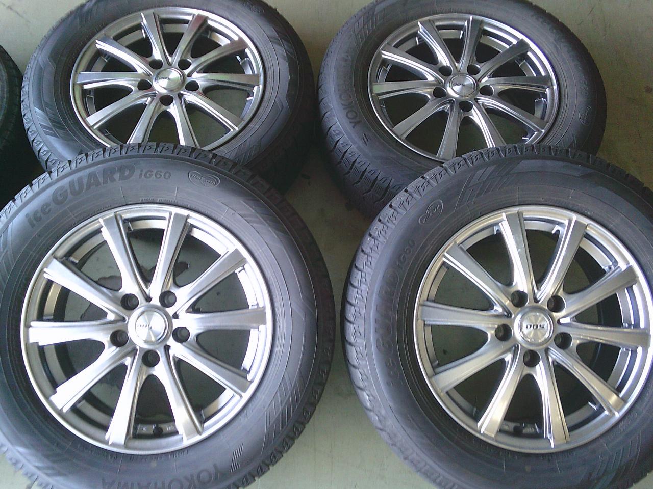 YOKOHAMA iceGUARD iG60 + BADX DOS Spoke wheels