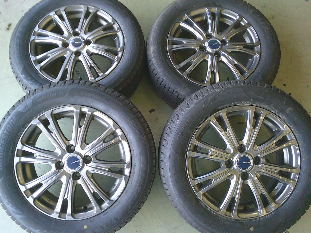 BRIDGESTONE BLIZZAK VRX3 + YFC ABATIS EW