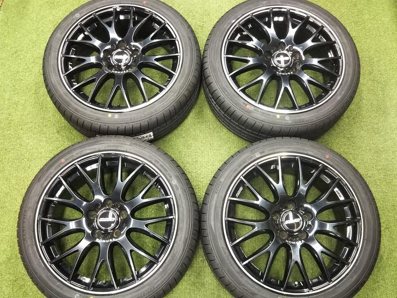 Popular tire label set! RAYS HOMURA 2x9 PLUS + KENDA KENETICA ECO KR 203 225 / 45R18 2026 model