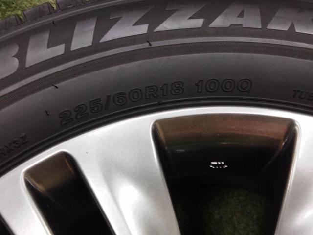 [120-5H] トヨタ アルファード/40系 (ハイブリッド) Zグレード 純正 + BRIDGESTONE BLIZZAK VRX3 225/60R18 2024年モデル