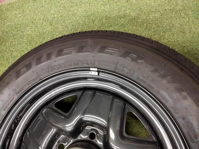 スズキ純正 ジムニー JB64 スチールホイール+BRIDGESTONE DUELER H/T