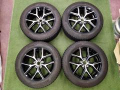 [希少☆スタッドレスセット!] トヨタ ハリアー/60系 プレミアム スタイル アッシュ 純正 + BRIDGESTONE BLIZZAK DM-V3 225/60R18 2025年モデル