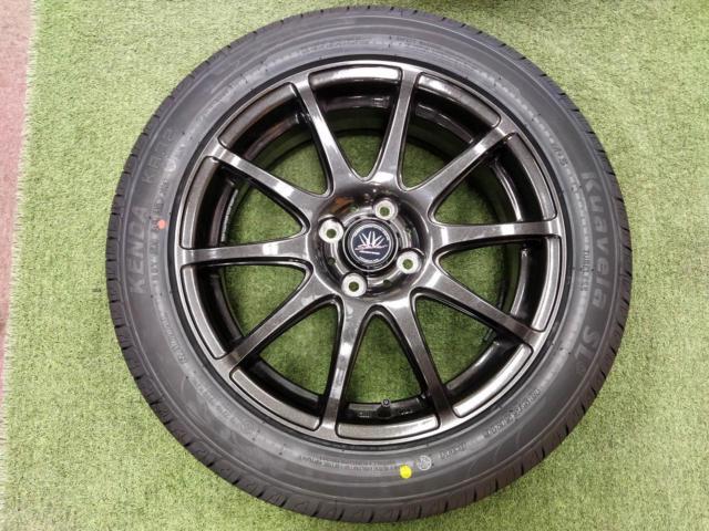 [4H] 【コンパクト16☆タイヤラベル付きセット!】 632 LOXARNY SPORT RS-10 + KENDA KUAVELA SL KR32 185/55R16 2026年モデル