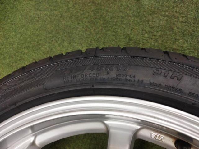 [100-5H] 【タイヤラベル付きセット!】 LM SPORT FINAL + KENDA KAISER KR20 215/45R17 2026年モデル