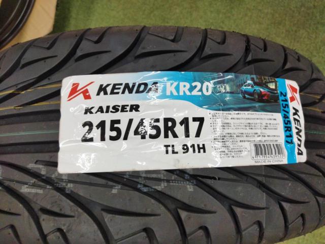 [100-5H] 【タイヤラベル付きセット!】 LM SPORT FINAL + KENDA KAISER KR20 215/45R17 2026年モデル