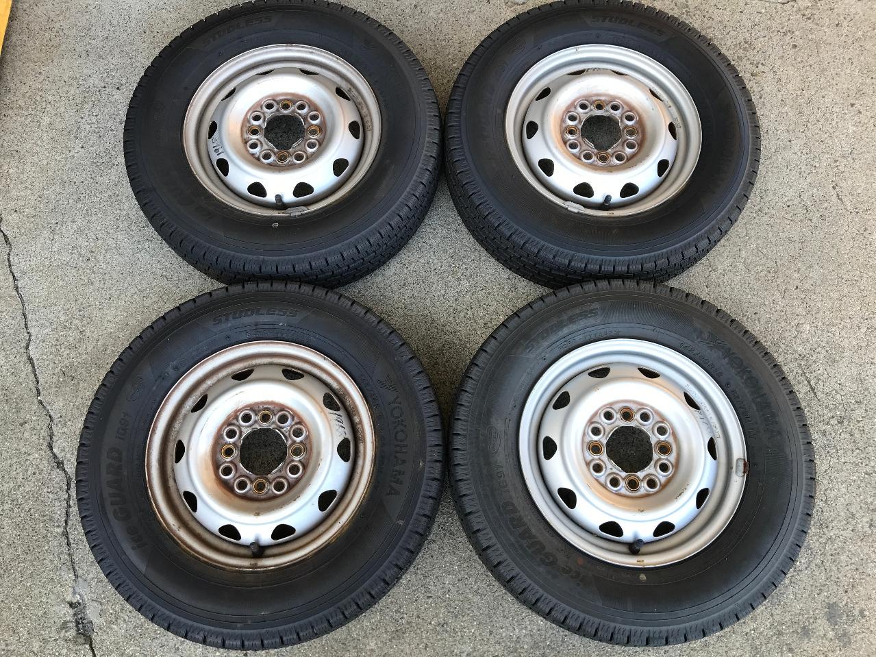 Light tiger/light van No Brand Multi-steel wheel + YOKOHAMA ice GUARD iG91