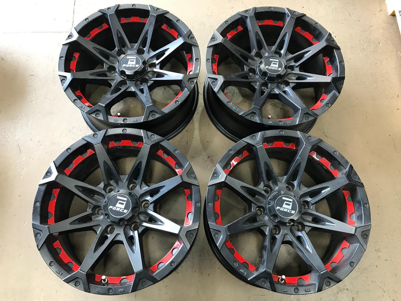 139.7-6H 8J × 17 + 20 HAZARD FORCE DENALI Wheel only four ◎Prado For Hilux