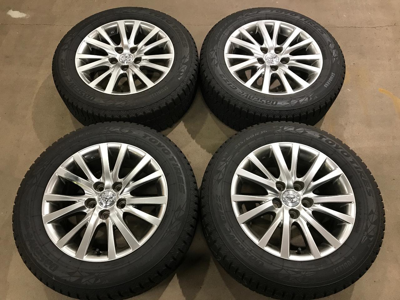 Toyota original 130 series mark X Original wheel + TOYO OBSERVE GIZ2