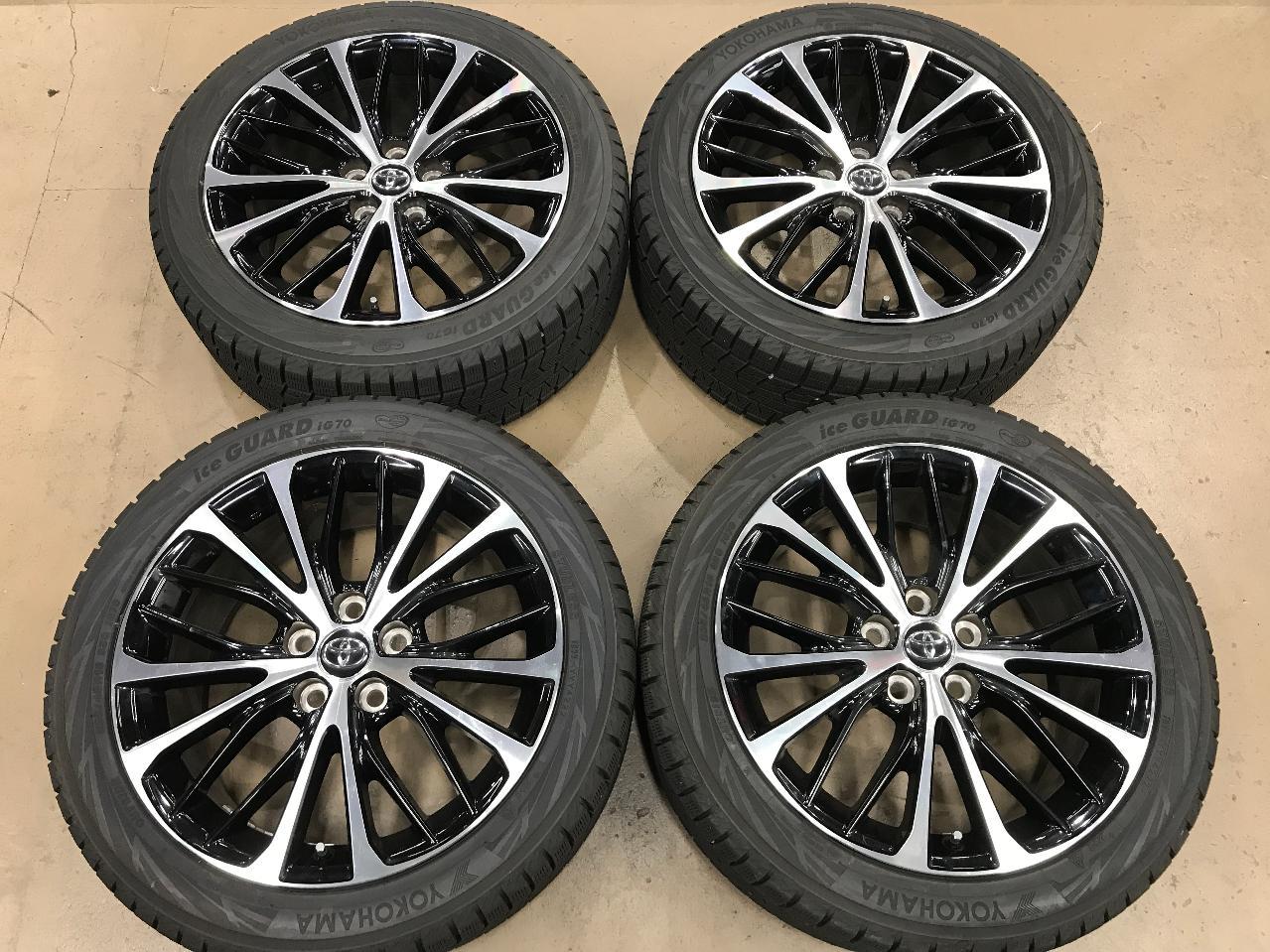 70 Series Camry 130 series mark X Toyota original 70 Series Camry WS Leather Package Original wheel + YOKOHAMA iceGUARD iG70