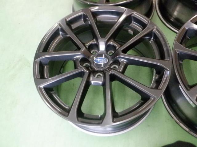 SUBARU
WRX
S4
GT-S late genuine
Gun Metal 10-spoke
Alloy Wheels