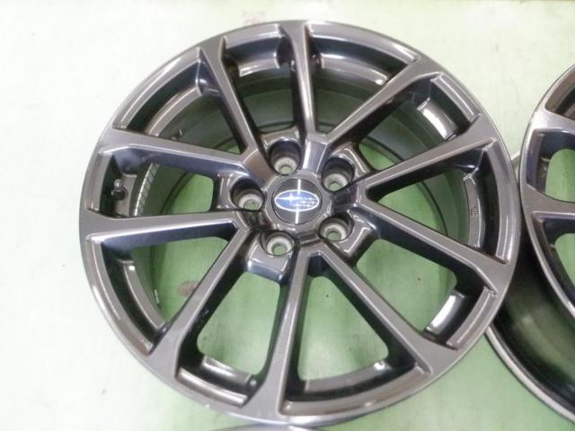 SUBARU
WRX
S4
GT-S late genuine
Gun Metal 10-spoke
Alloy Wheels