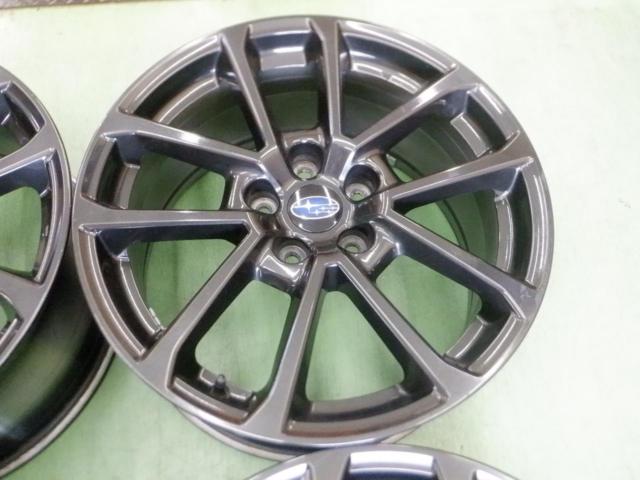 SUBARU
WRX
S4
GT-S late genuine
Gun Metal 10-spoke
Alloy Wheels