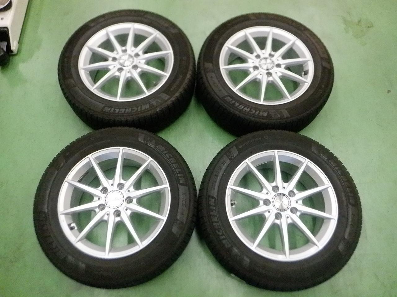 7 Benz B-Class car removal Euro Forsch 10-spoke wheels + MICHELIN X-ICE 3+