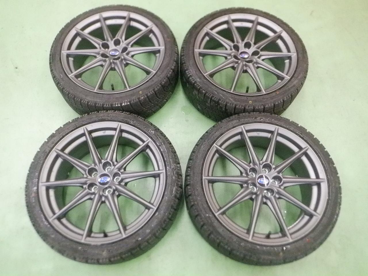 4SUBARU ZD8 BRZ genuine Gun Meta Aluminum wheels + NANKANG ICE ACTIVA AW-1