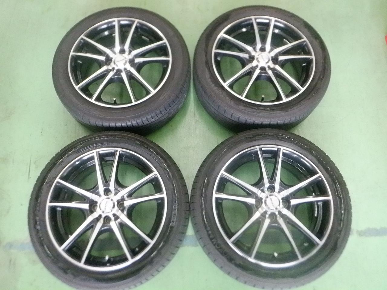 2 MONZA JAPAN JP STYLE VOGEL + YOKOHAMA BluEarth-GT AE 51