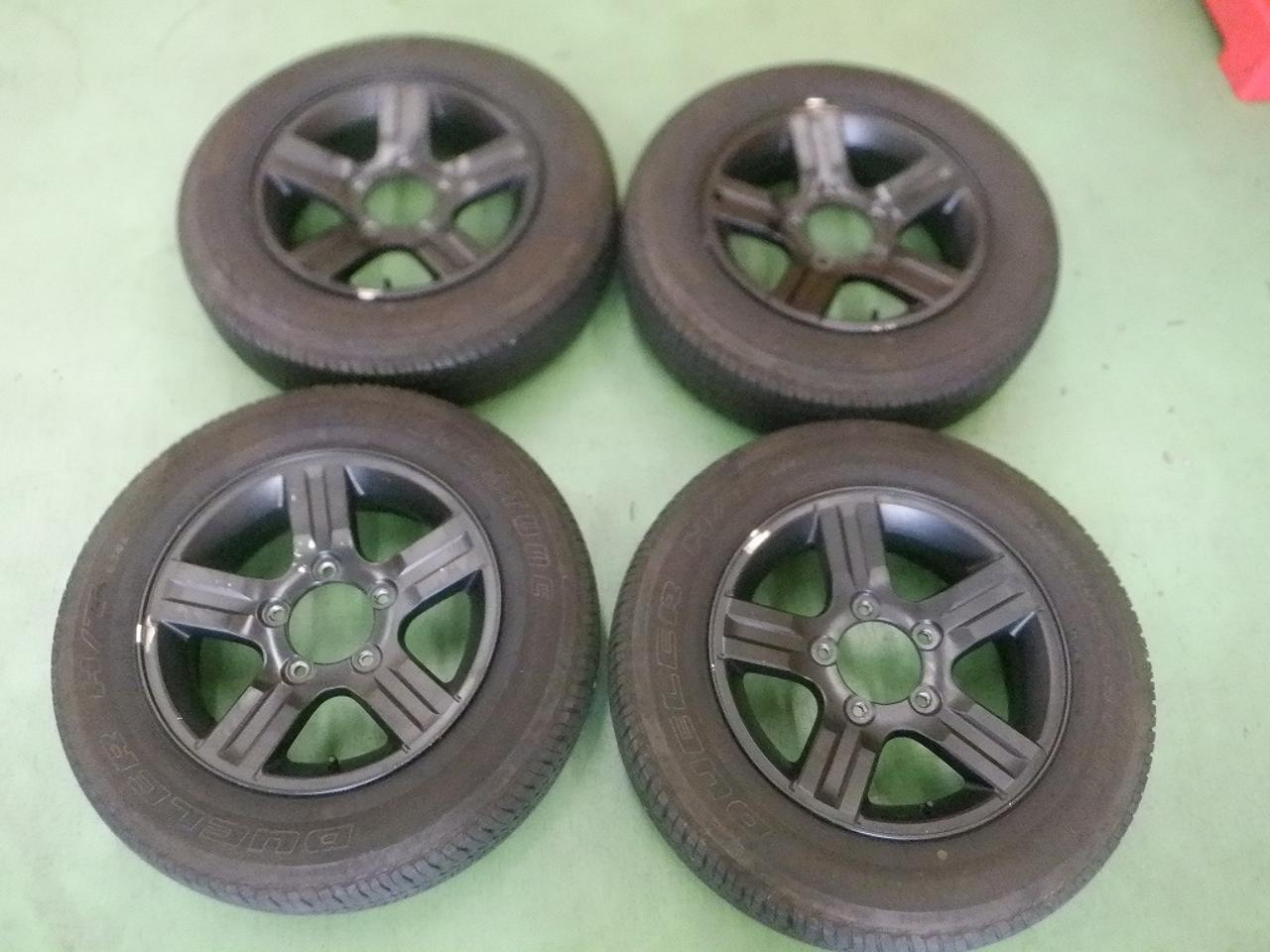 8 Suzuki genuine Jimny JB23W genuine wheel + BRIDGESTONE DUELER H / T 684Ⅱ
