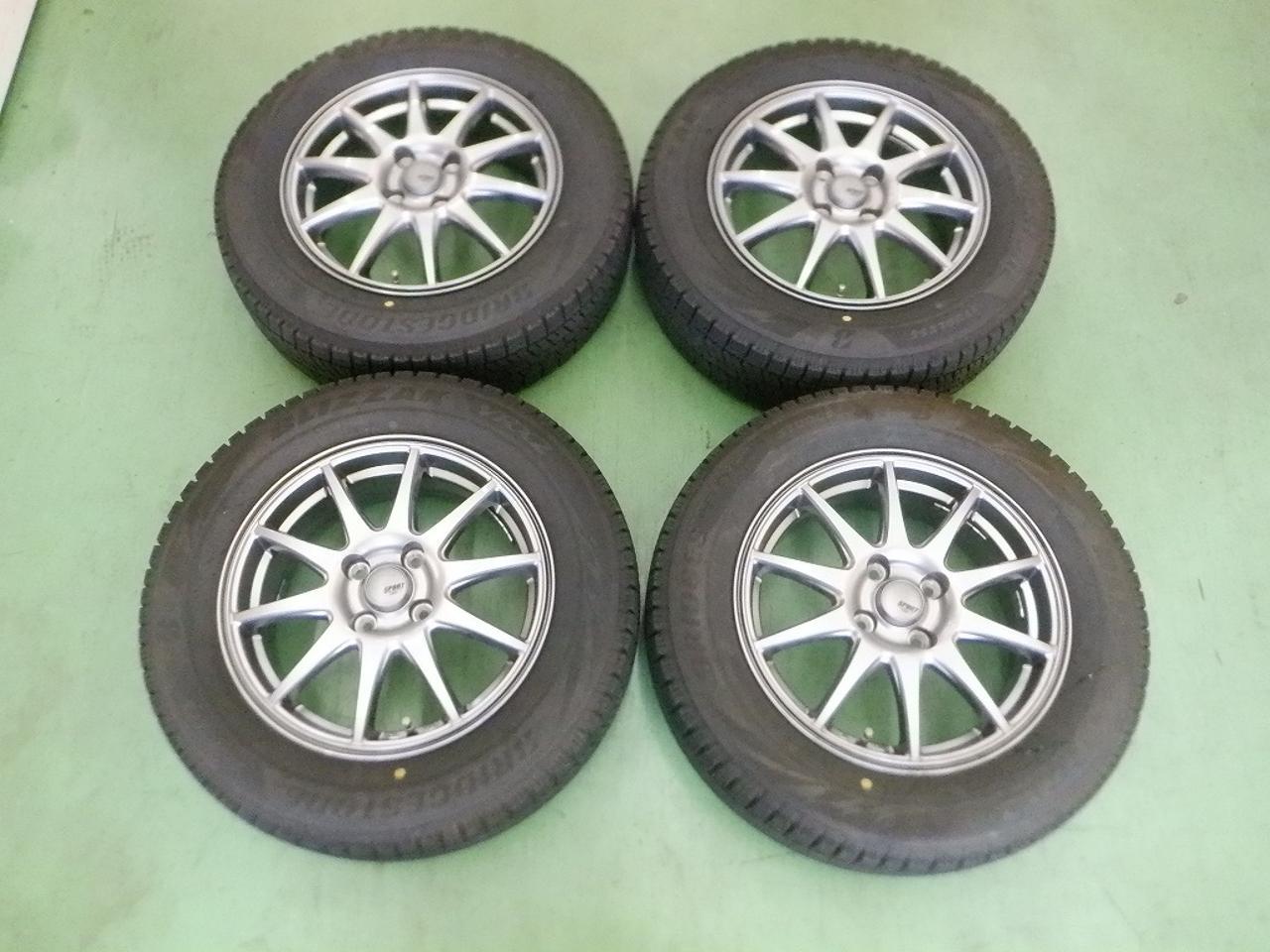 2 Yellow Hat SPORT ABELIA + BRIDGESTONE BLIZZAK VRX2