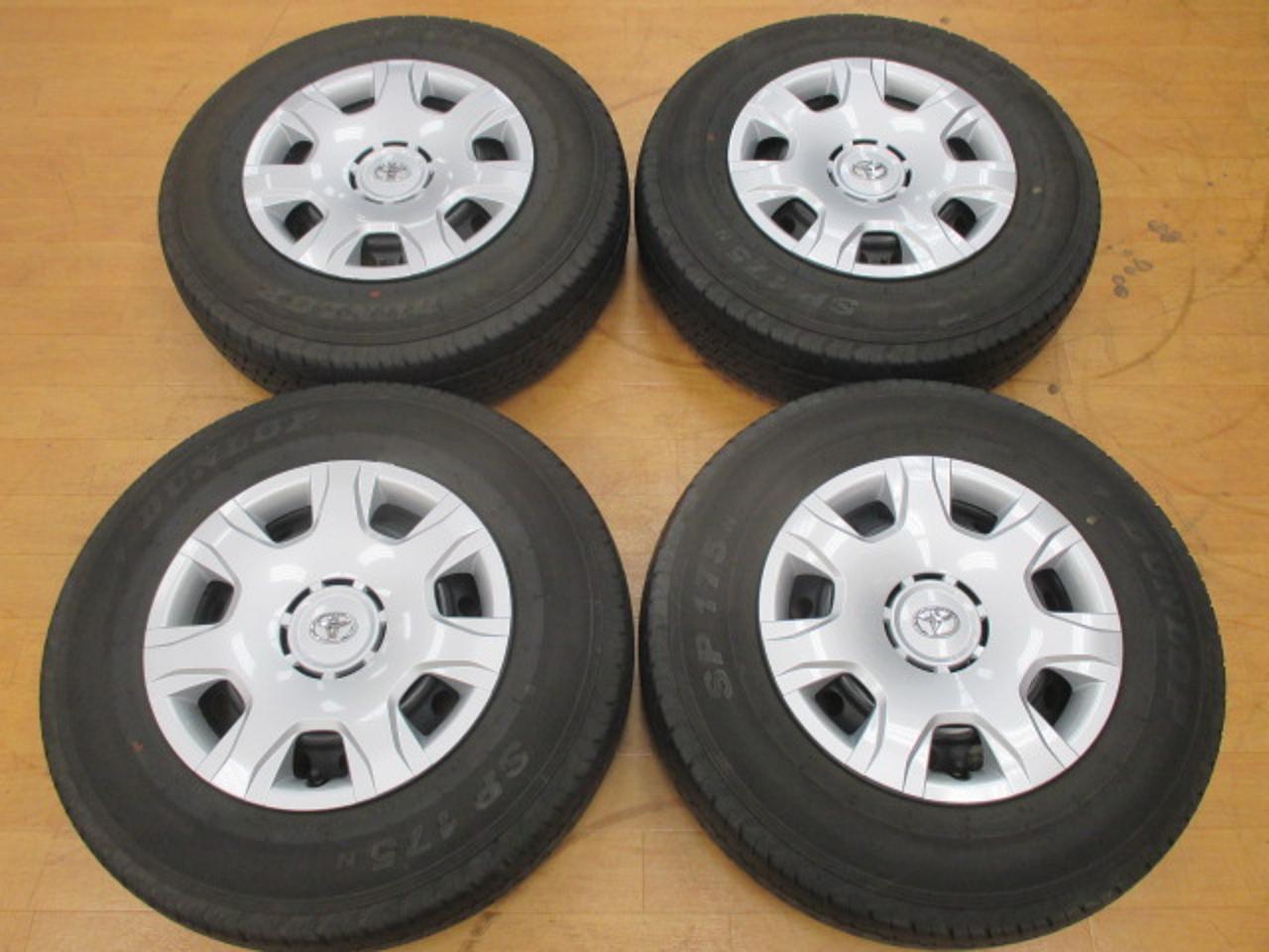 Toyota original Hiace / 200 system Genuine steel wheel + DUNLOP SP175N For a temporary return to the original specifications, etc.