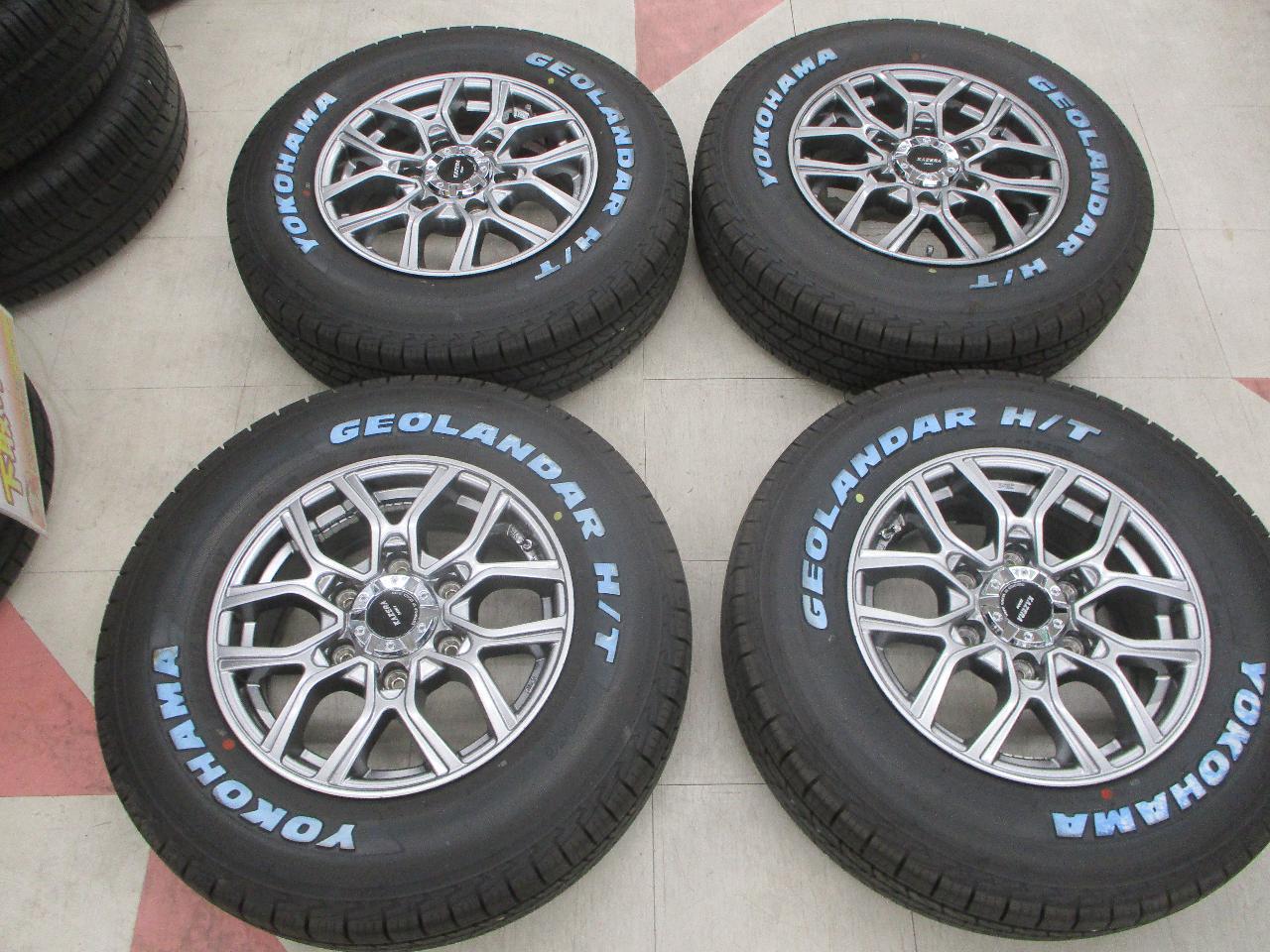 JAPAN SANYO KAZERA H301 + YOKOHAMA GEOLANDAR H / T 195 / 80R15