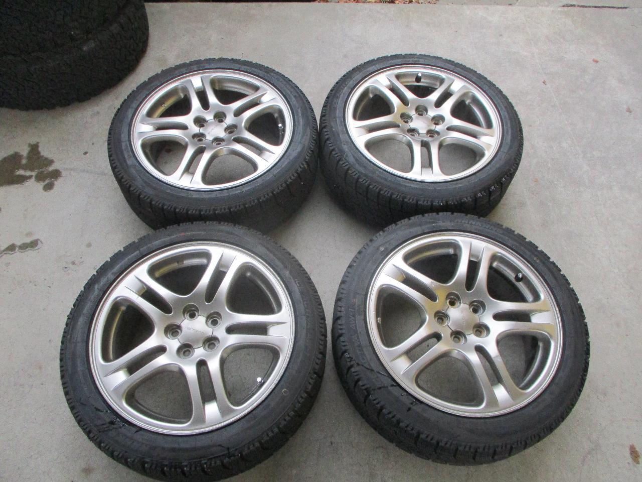 Subaru genuine Original aluminum wheel + NANKANG ICE ACTIVA AW-1 215 / 45R17