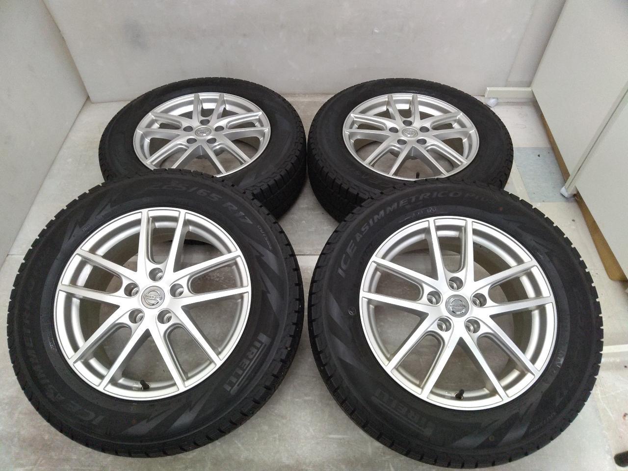Nissan original option Esutiro wheel + PIRELLI ICE ASIMMETRICO PLUS 225 / 65R17 102Q