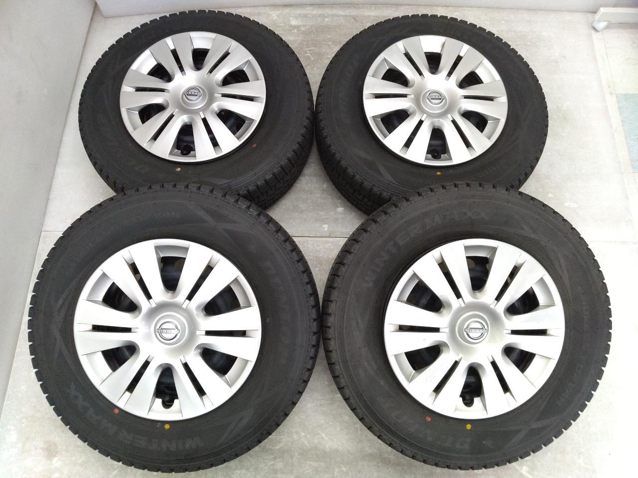 Nissan genuine caravan Genuine steel wheel + DUNLOP WINTERMAXX SV01 195 / 80R15 107 / 105LT