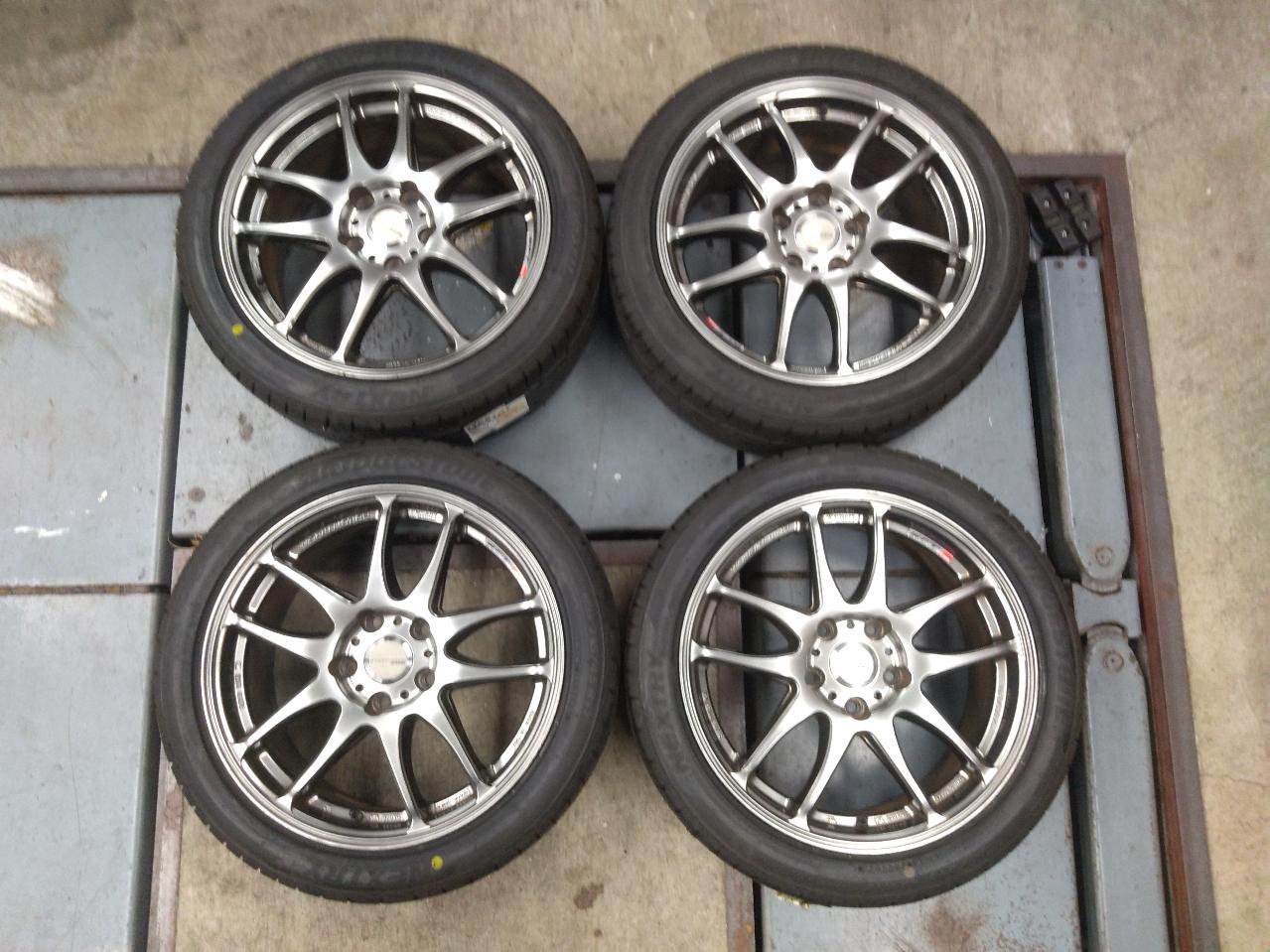 WORK EMOTION CR kiwami + BRIDGESTONE NEXTRY