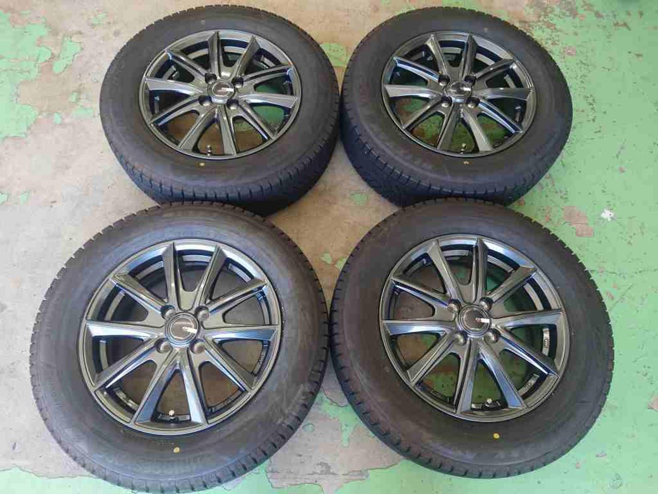 JAPAN SANYO ZACK SPORT FT + BRIDGESTONE BLIZZAK VRX3 185 / 65R15 100-4H 4 pieces set