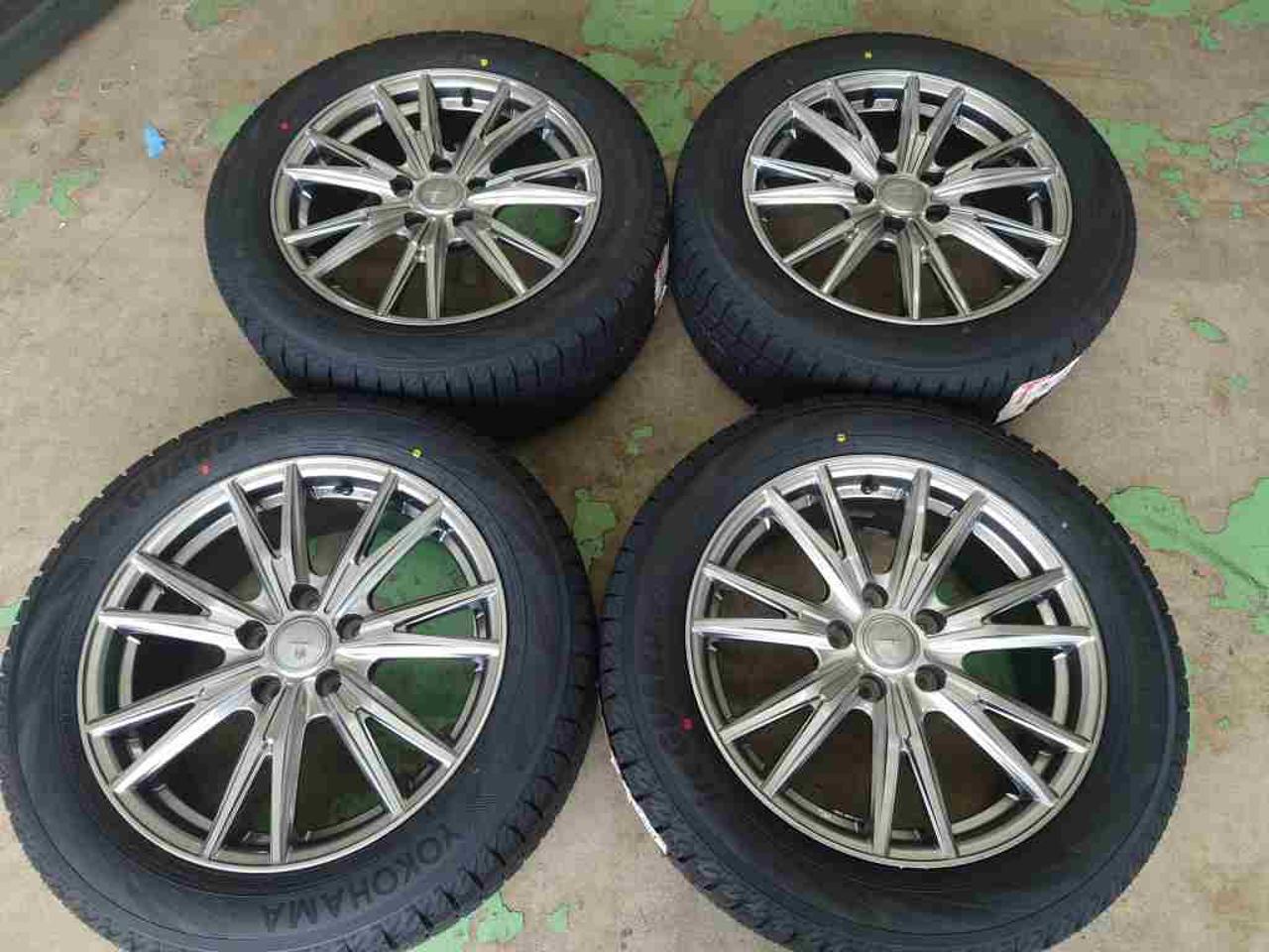 Comes with 2026 tires! Weds VELVA KEVIN + YOKOHAMA iceGUARD iG70 215 / 55R17 114.3-5H Four