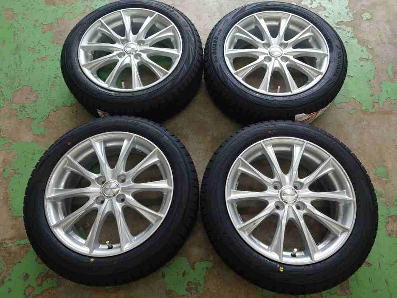 Comes with 2026 tires! HOT STUFF Exceeder EX 10 + YOKOHAMA iceGUARD iG70 175 / 60R16 100-4H 4 pieces set