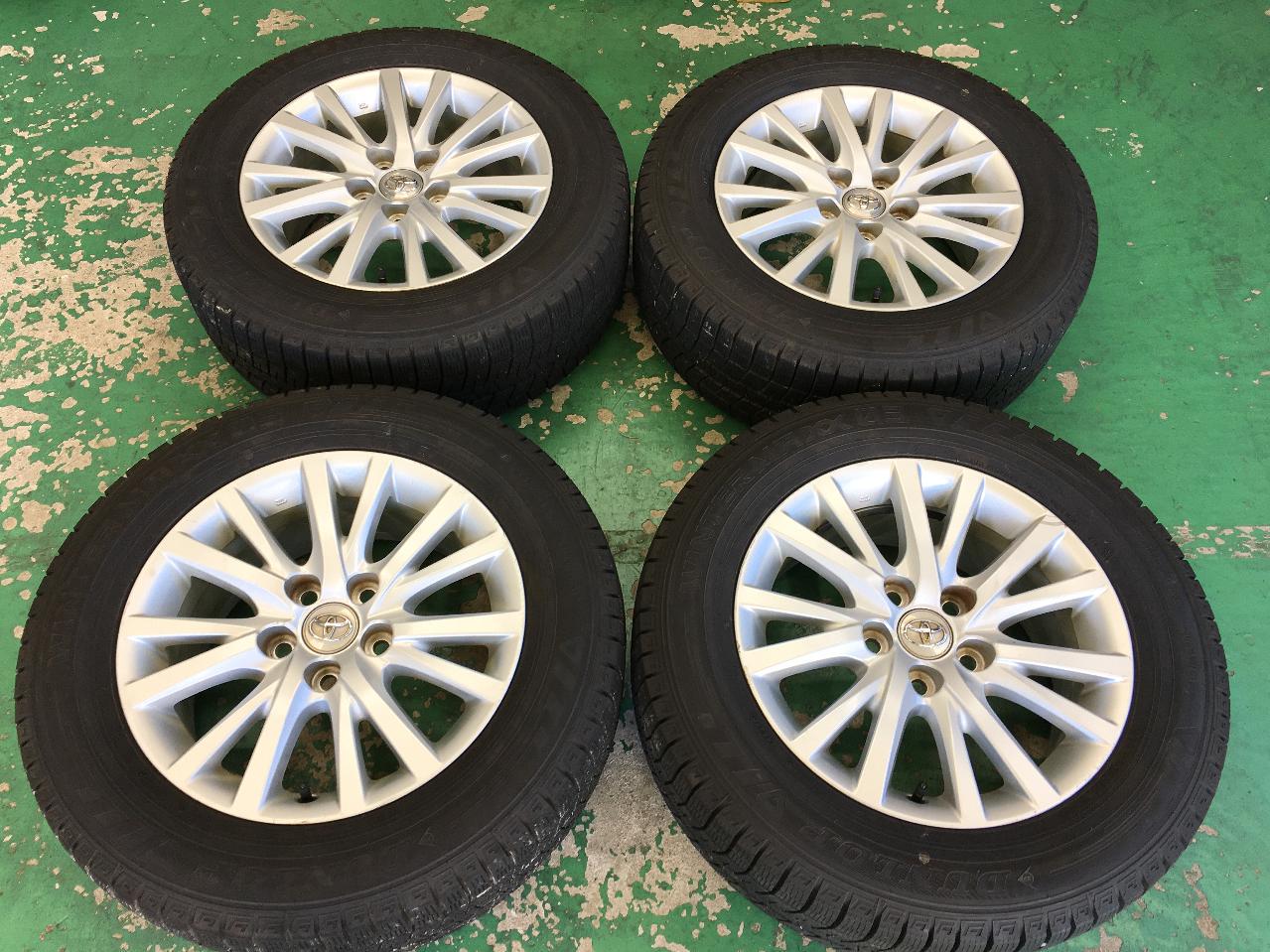 Toyota 130 system Mark X Original wheel + DUNLOP WINTERMAXX WM03